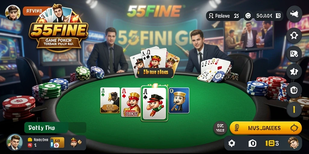 Tampilan gameplay mendebarkan dari 55FIVE.