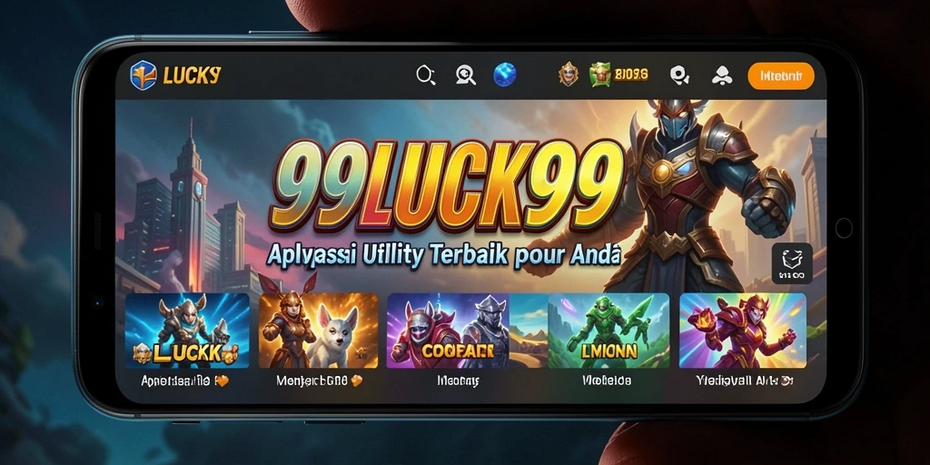 Tampilan aplikasi 99LUCK99 yang menarik dan fungsional.