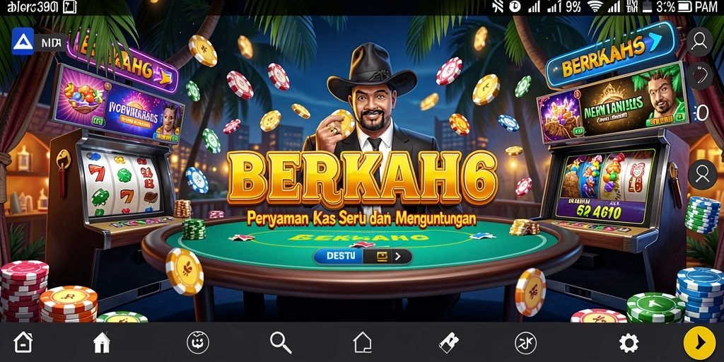 Screenshot gameplay <strong>BERKAH6</strong> yang menampilkan keseruan permainan Kasino.