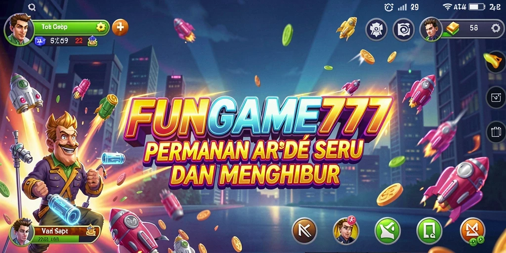 Gameplay seru dan penuh warna dari FUNGAME777.