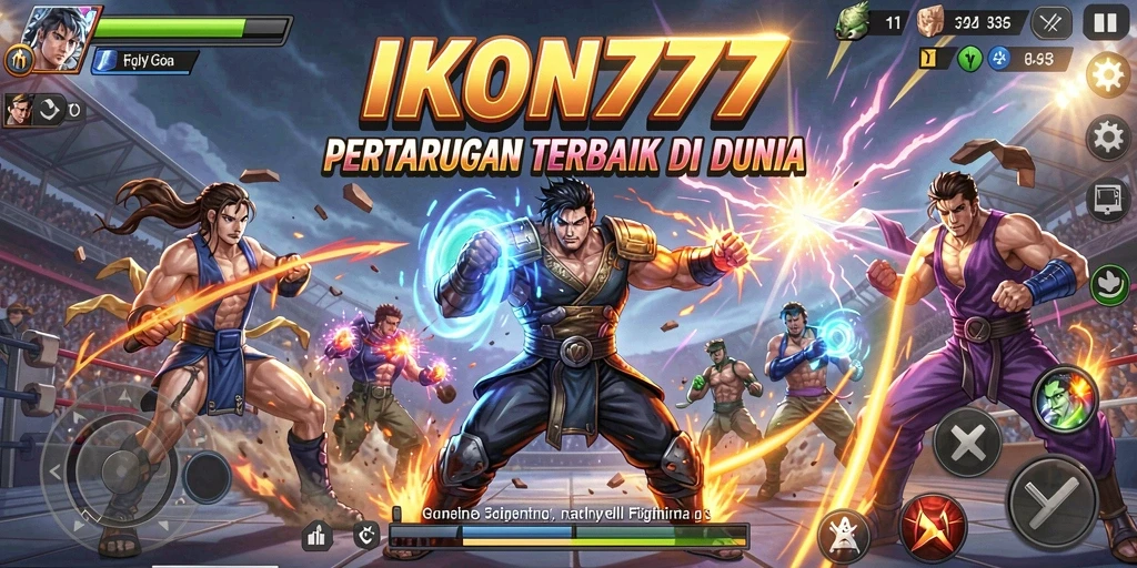 Gameplay seru IKON777 dengan pertarungan yang mendebarkan.