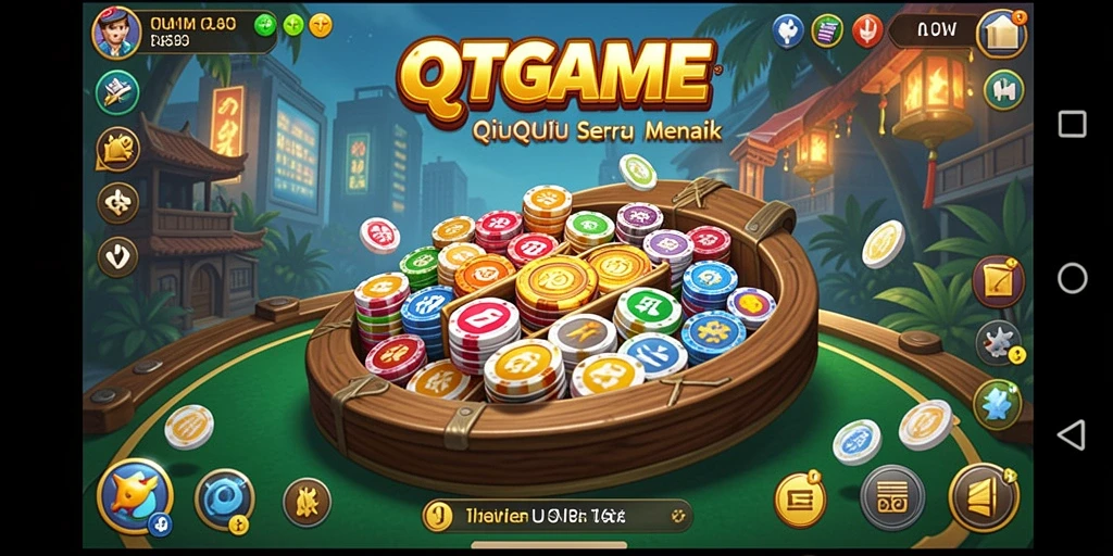 Tampilan gameplay QTGAME yang seru dan menegangkan.