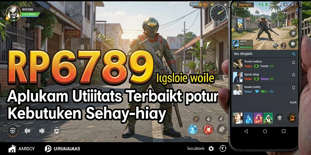 Tampilan aplikasi RP6789 dengan berbagai fitur utilitas yang lengkap.