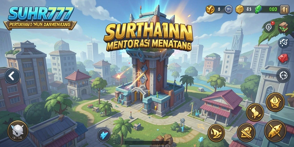 Screenshot gameplay SUHU777 menunjukkan strategi pertahanan yang menarik.