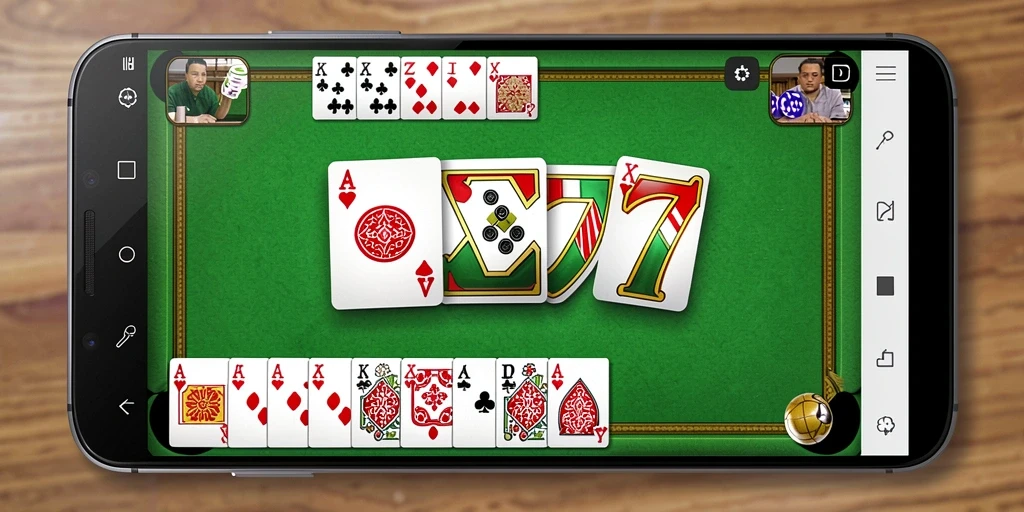 Tampilan gameplay XE77 yang seru dan menarik dalam permainan Domino.