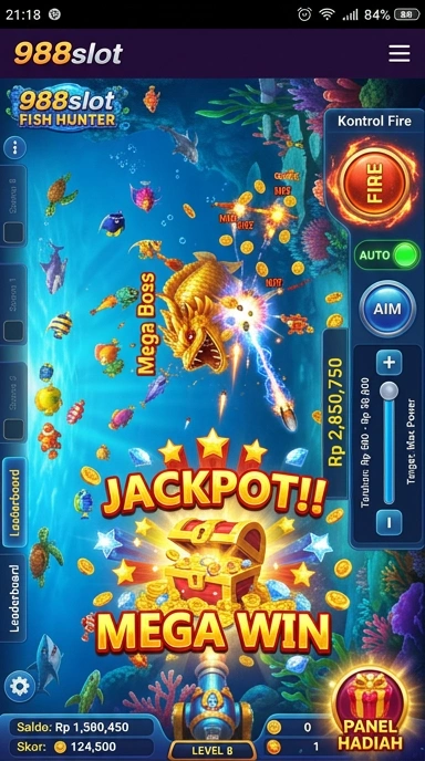 Tampilan antarmuka 988slot yang user-friendly.