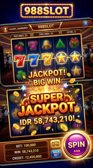 Screenshot pilihan aplikasi populer di 988slot.